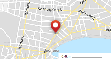 Location of business on map
