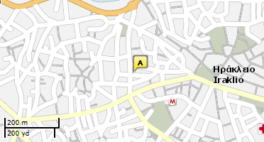 Location of business on map