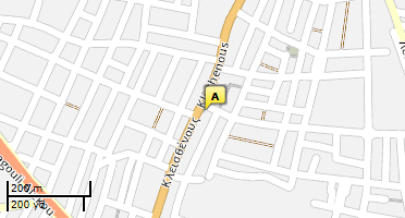 Location of business on map