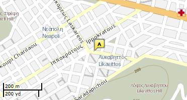 Location of business on map