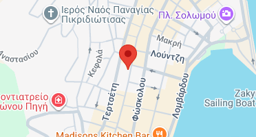 Location of business on map