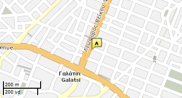 Χάρτης και σημείο της επιχείρησης