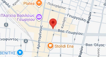 Location of business on map