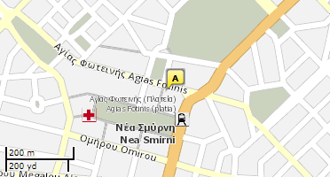 Location of business on map
