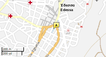 Location of business on map