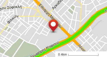 Location of business on map