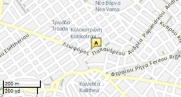 Χάρτης και σημείο της επιχείρησης