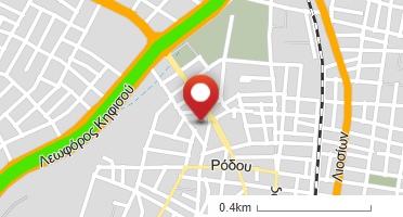 Location of business on map