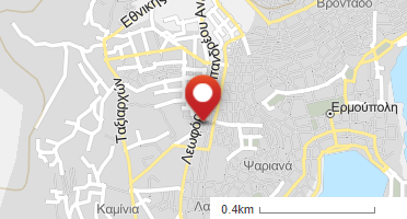 Location of business on map