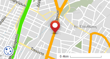 Location of business on map