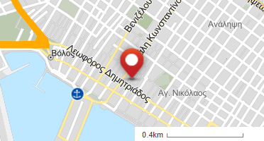 Location of business on map