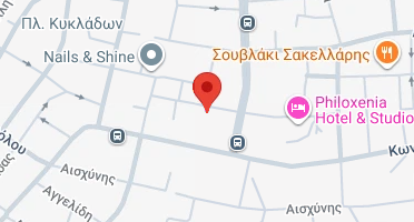 Location of business on map
