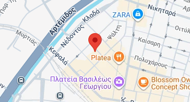 Location of business on map