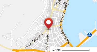 Location of business on map