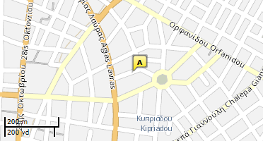 Location of business on map