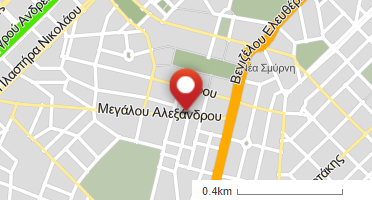 Location of business on map