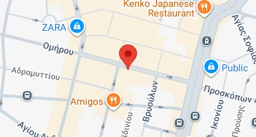 Location of business on map
