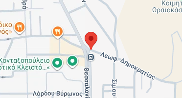 Location of business on map