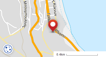 Location of business on map