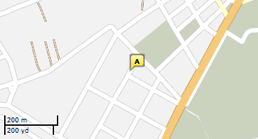 Location of business on map