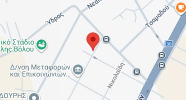 Location of business on map
