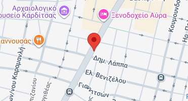 Location of business on map