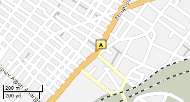 Location of business on map