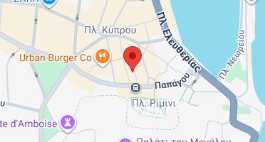 Location of business on map