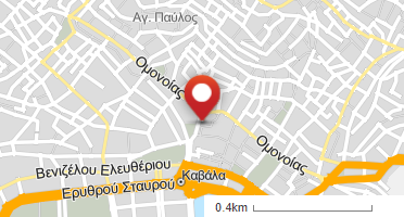 Location of business on map