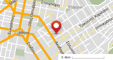 Location of business on map