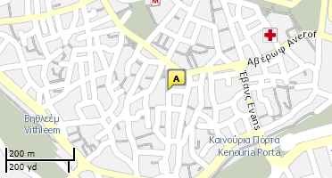 Location of business on map