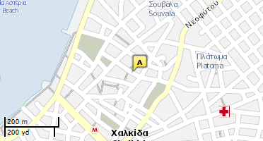 Location of business on map