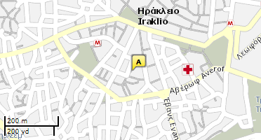 Location of business on map