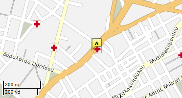 Location of business on map