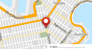 Location of business on map