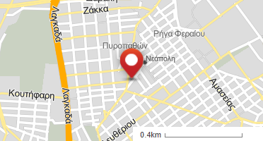 Location of business on map