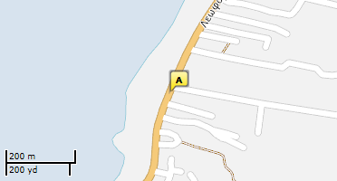 Location of business on map