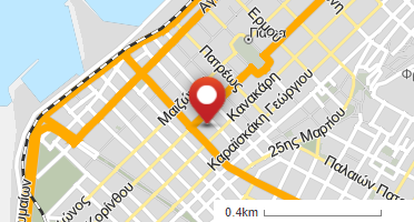Location of business on map