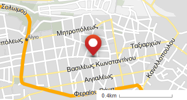 Location of business on map