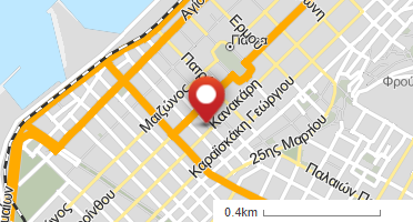 Location of business on map