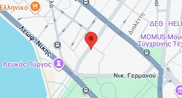 Location of business on map