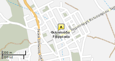 Location of business on map