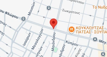 Location of business on map