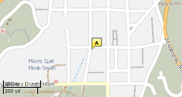Location of business on map