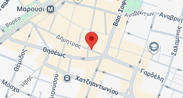 Location of business on map