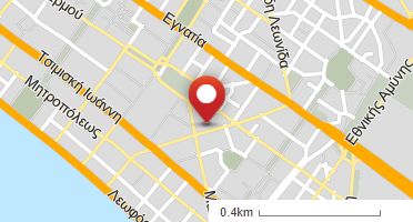Location of business on map