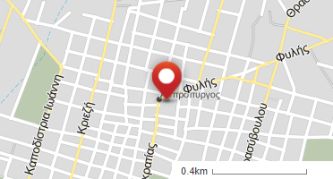 Location of business on map