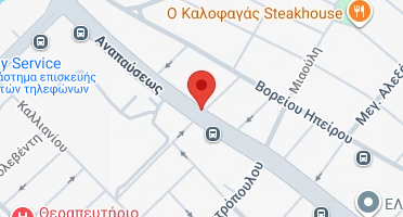 Location of business on map