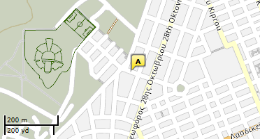 Location of business on map