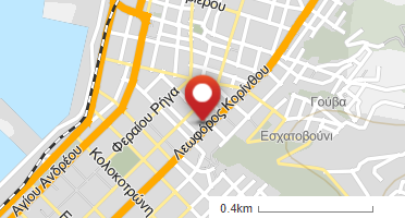Location of business on map